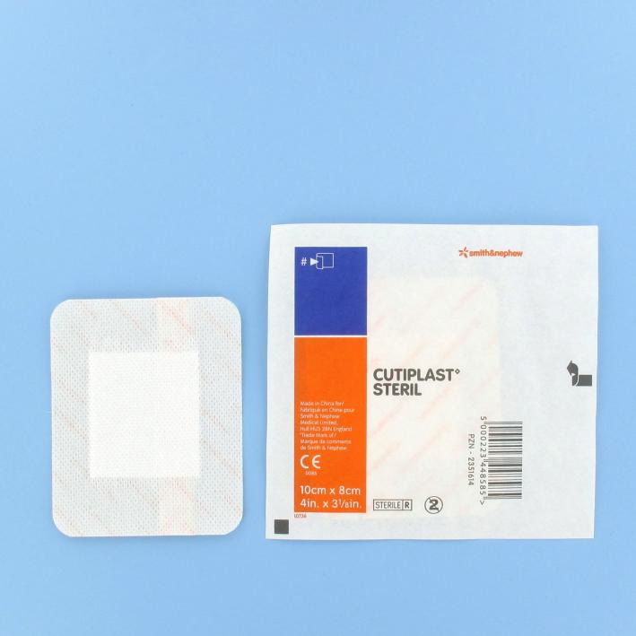 Cutiplast steril 10 x 8 cm caja