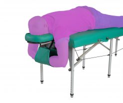  Camilla plegable de aluminio con cabeza fija y reposabrazos con funda incluida CP-266