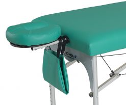  Camilla plegable de aluminio con cabeza fija y reposabrazos con funda incluida CP-266