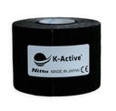 [2055] K-Active 5Cm X 5M negro