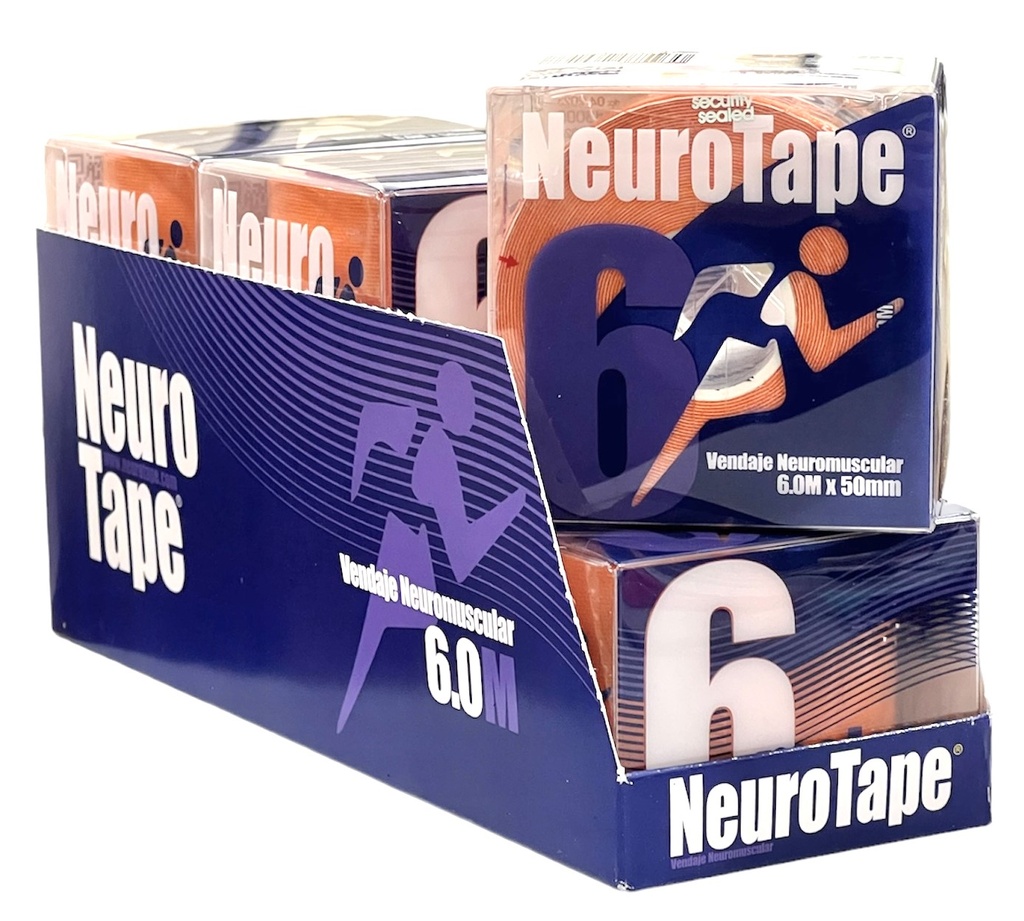 Pack 6 uds Neurotape 5Cm X 6M - Color NARANJA 