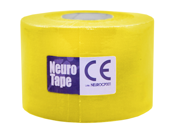 [2161] Neurotape 5Cm X 6M - Color AMARILLO Vendaje Neuromuscular  