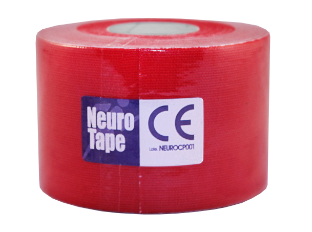 [4272] Neurotape 5Cm X 6M - Color ROJO Vendaje Neuromuscular  