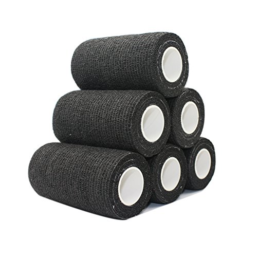 [4742X12] Caja 12 uds. cohesiva NT Negro 10 cm x 4.5 mt    