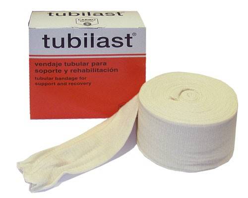 [1034] Tubilast 	B - 6,3 cm: Muñecas o tobillos delgados. Venda tubular 10m