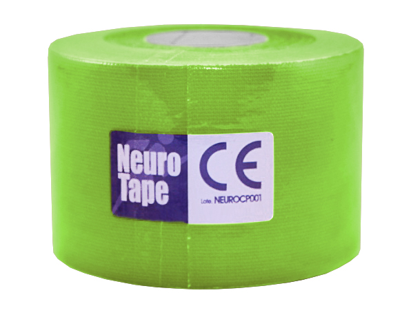 [2158] Neurotape 5Cm X 6M - Color VERDE Vendaje Neuromuscular