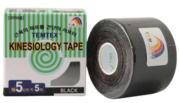 [2153] Kinesiology Tape Temtex 5X5 negro