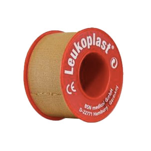 [828] Leukoplast 2.5cmx5m Carne - Esparadrapo De Tela 
