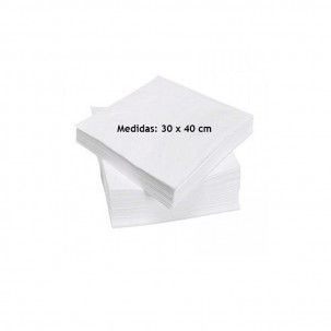 [5787]  Toallas desechables tejido sin tejer Spunlace 30 x 40 cm (100 unidades)