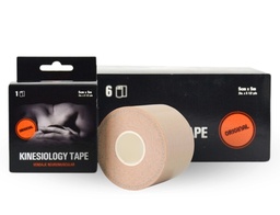 [6041] Vendaje neuromuscular 5 cm x 5 mt  Carne PACK 6 ROLLOS KCI