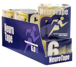 [2161x6] Pack 6 uds Neurotape 5Cm X 6M - Color AMARILLO Vendaje Neuromuscular
